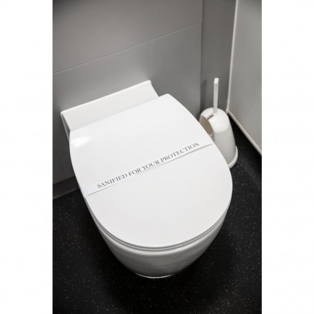 Sanified for Your Protection hygiënestickers voor toilet - 250 stuks