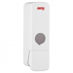 Jantex enkele douchedispenser wit – ABS wanddispenser voor badkamer
