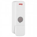 Jantex enkele douchedispenser wit – ABS wanddispenser voor badkamer