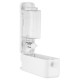 Jantex enkele douchedispenser wit – ABS wanddispenser voor badkamer