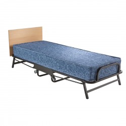 Jay-Be Contract eenpersoons opklapbed met waterbestendige matras - zwart