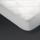 Mitre Essentials Crown Matrasbeschermer – Wit Polykatoen voor Eenpersoonsbed 90x190 cm