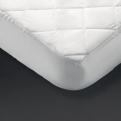 Mitre Comfort Quiltop Matrasbeschermer Enkel – Wit Polyester Microvezel