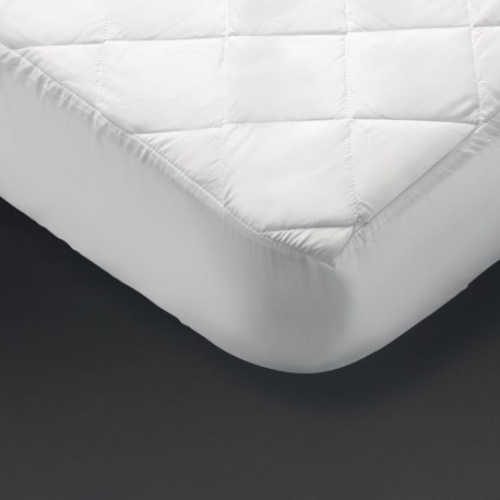 Mitre Comfort Quiltop Matrasbeschermer Enkel – Wit Polyester Microvezel