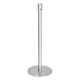 Bolero Vlakke Basis Barrièrepalen - Geborsteld RVS (2 stuks)
