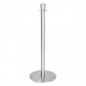 Bolero Vlakke Basis Barrièrepalen - Geborsteld RVS (2 stuks)