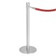 Bolero Vlakke Basis Barrièrepalen - Geborsteld RVS (2 stuks)