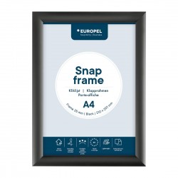 Europel Kliklijst A4 25mm Zwart – DTM Primera Display Sign