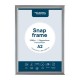 Europel Klaplijst A2 25mm Zilver – DTM Primera Display Sign van Geanodiseerd Aluminium