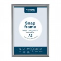 Europel Klaplijst A2 25mm Zilver – DTM Primera Display Sign van Geanodiseerd Aluminium