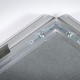 Europel Klaplijst A2 25mm Zilver – DTM Primera Display Sign van Geanodiseerd Aluminium