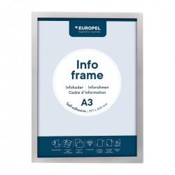Zelfklevende Infolijst A3 Zilver – Set van 2 Stuks | DTM Primera