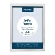 Zelfklevende Info Frame Set A4 Zilver – DTM Primera, 2 stuks