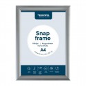Europel Clicklijst A4 25mm Zilver – Display Sign van Geanodiseerd Aluminium