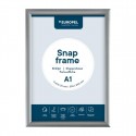 Europel Snap Frame A1 25mm Zilver - Kliklijst DTM Primera
