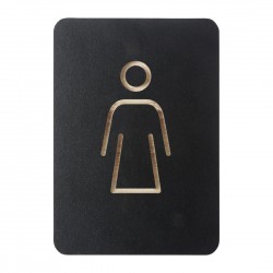 Europel Pictogram Bord Vrouw Zwart – DTM Primera