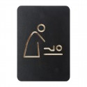 Pictogram Bord Baby Zwart – Multiplex Wandbord DTM Primera