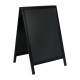 Securit Black Woody klein houten stoepbord met stoepkrijt