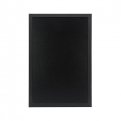 Securit Woody krijtbord hout 60x40 cm zwart – inclusief krijtstift en montageset