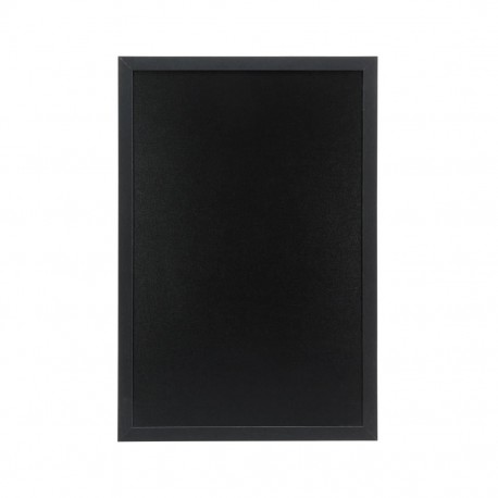 Securit Woody krijtbord hout 60x40 cm zwart – inclusief krijtstift en montageset