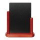 Securit Tafelblad Met Half Frame – Schoolbord 280x200 mm Mahonie