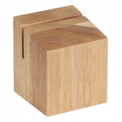 Olympia Houten Menuhouder | Acaciahouten Menukaarthouder Bruin