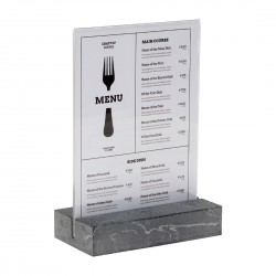 Europel Bordhouder A5 Polystone Anthraciet | DTM Primera