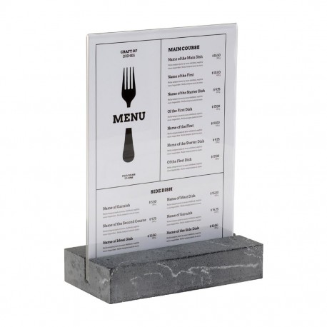 Europel Bordhouder A5 Polystone Anthraciet | DTM Primera