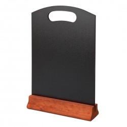 Beaumont A4 Tafel Krijtbord – Zwart Kunststof Menukaarthouder