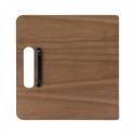 Securit Walnut Menukaarthouder met Ringband – Notenhout Snijplank Design