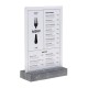Europel Bordhouder A4 Polystone Antraciet | DTM Primera