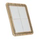 Securit 4xA4 Houten Wandmenuhouder – Bruin