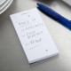 Olympia orderblok voor restaurant en keuken – wit papier (50 stuks)