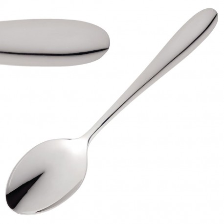 Amefa Oxford tafellepels – RVS 18/10, set van 12 stuks, zilver