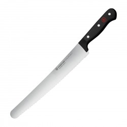 Wusthof Gourmet Gekarteld Gebakmes 25,4 cm – RVS, Zwart