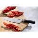 Vogue Bistro koksmes 207mm – RVS met zwarte ergonomische handgreep