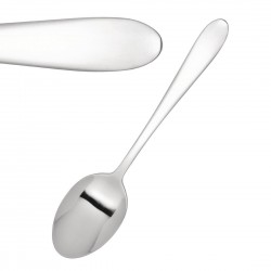 Utopia Manhatten dessertlepels RVS 18/0 – set van 12 stuks, zilver