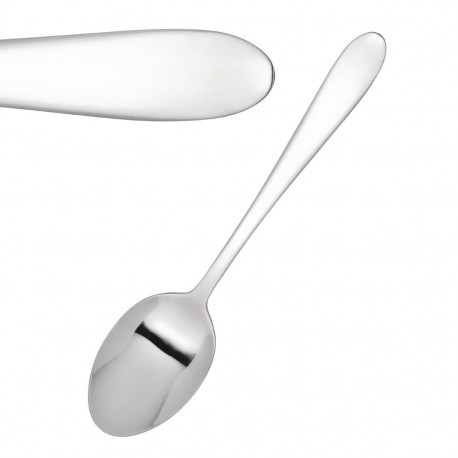 Utopia Manhatten dessertlepels RVS 18/0 – set van 12 stuks, zilver
