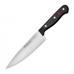 Wusthof Gourmet Koksmes 16.5cm - Staal met hoog koolstofgehalte, Zwart