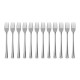 Nisbets Essentials Tafelvorken (12 stuks) - RVS Bestek Zilver