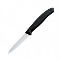 Victorinox gekarteld schilmesje 8cm zwart – RVS schilmesje Swiss made