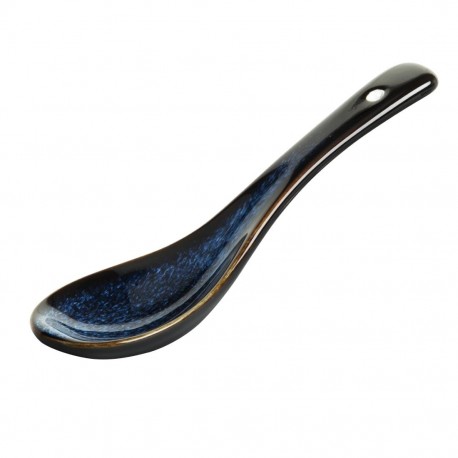 Olympia Luna soeplepels middernachtblauw – set van 12 stuks
