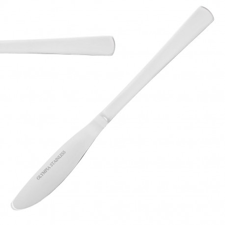 Olympia Clifton tafelmessen (12 stuks) - RVS 18/0 Zilver