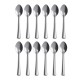 Nisbets Essentials theelepels 18/0 RVS – 120 stuks