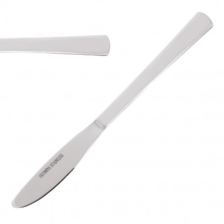 Olympia Clifton Dessertmessen (12 Stuks) - RVS 18/0 Zilver