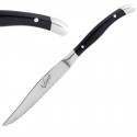 Amefa Virgule steakmessen zwart – set van 12 stuks