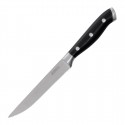 Olympia Premium Geklonken Steakmessen met Zwarte ABS Handvatten – Set van 6