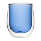Utopia Dubbelwandig Waterglas Blauw 27cl - Set van 6