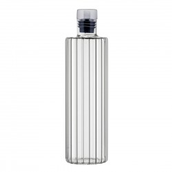 Utopia Vertis Glazen Flessen 1L – Set van 6 – Borosilicaatglas