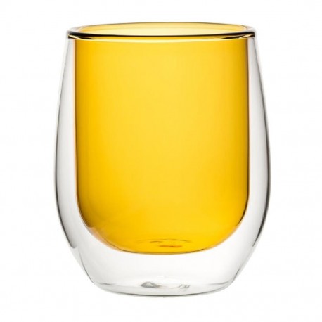Utopia Dubbelwandig Waterglas Amber 27cl - Set van 6